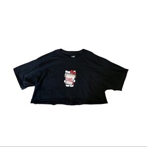 Cup Noodles x Hello Kitty Cropped Tee Size Large